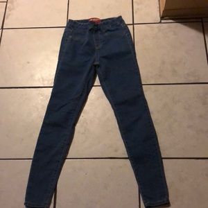 Blue Jeggings Plain